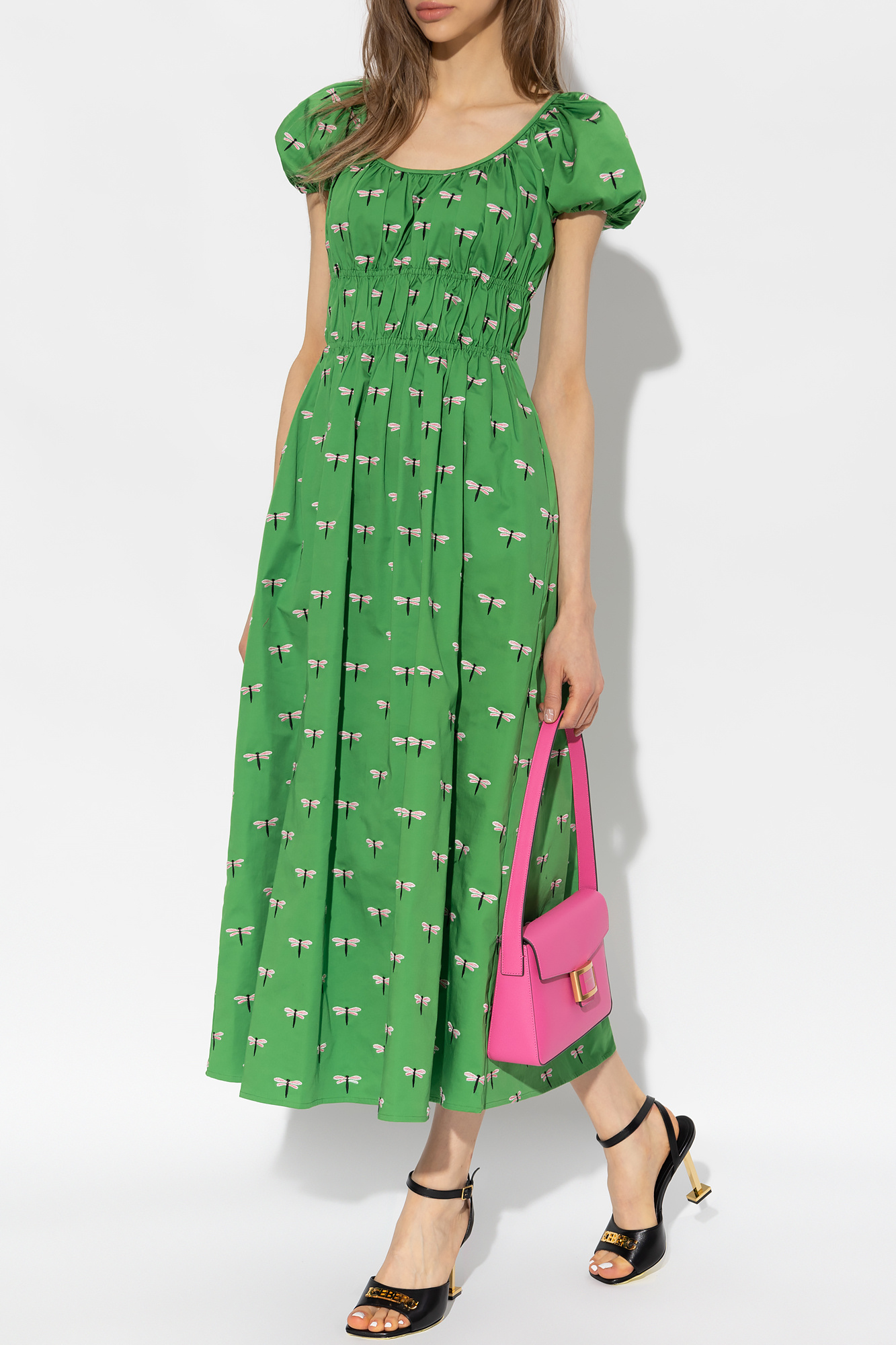 Green Dress with dragonfly motif Kate Spade Vitkac GB